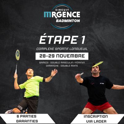 Circuit Mrgence Badminton - Étape 1