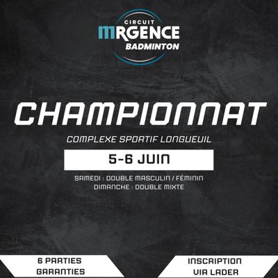 Circuit Mrgence Badminton - Championnat